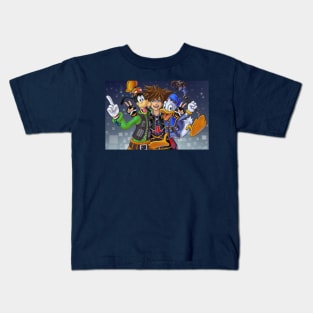 Kingdom Hearts - Sora Donald Goofy Kids T-Shirt